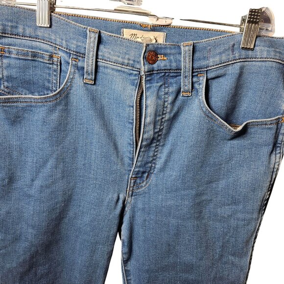 Madewell Womens Blue High-Rise Skinny Jeans Size 30 - Picture 2 of 11